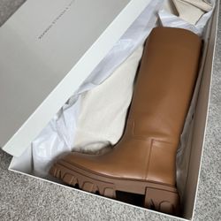  GIA BORGHINI x Pernille Teisbaekleather knee-high boots