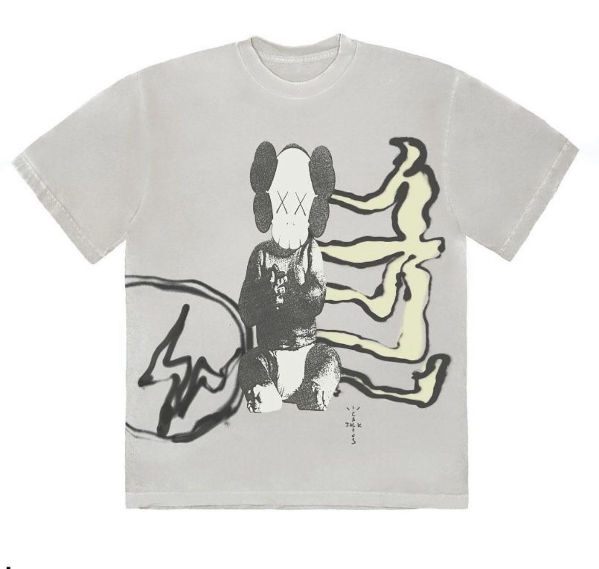 Brand New Cactus Jack Travis Scott x Fragment x Kaws T-shirt (sz M)