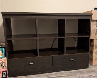 Brown Wood Entertainment Center