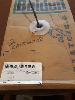 Belden 8461 Multi-Conductor Cables 18AWG 1PR UNSHLD CHROME