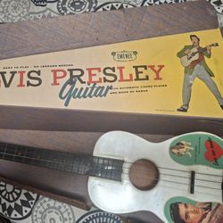 1956 RARE ELVIS PRESLEY TOY GUITAR VALUED AT OVER $1000