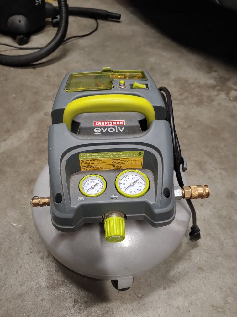 Craftsman evolv 3 Gallon Air Compressor for Sale in Edmonds, WA OfferUp