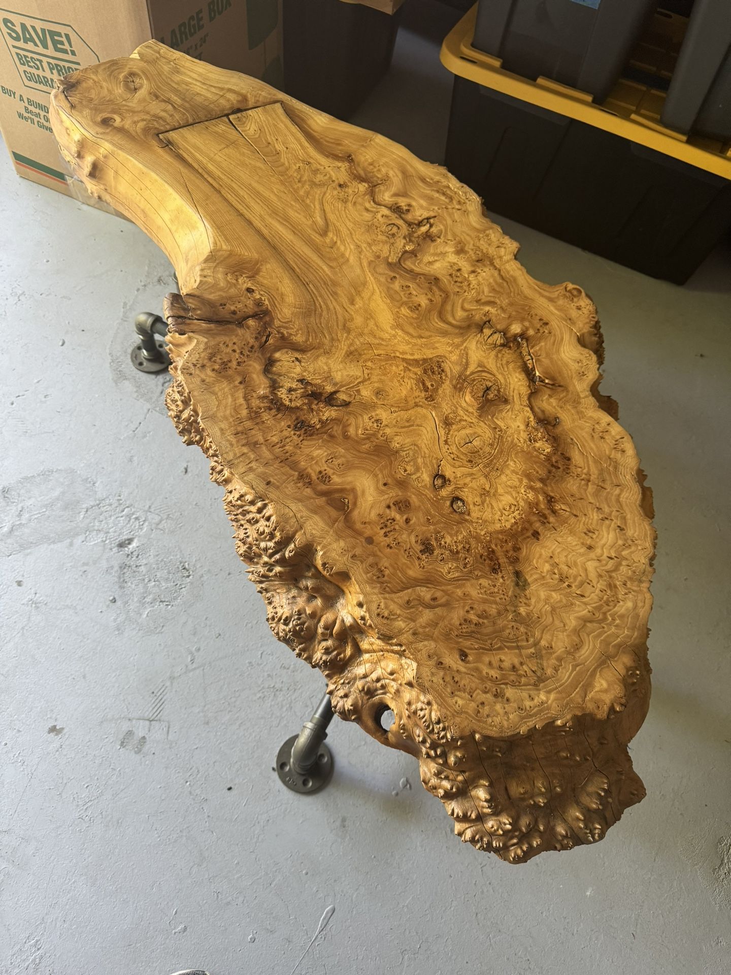 Live Edge Wood Coffee Table