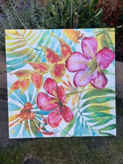 Tropical paradise artwork