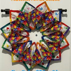 Autism Awareness Wreath