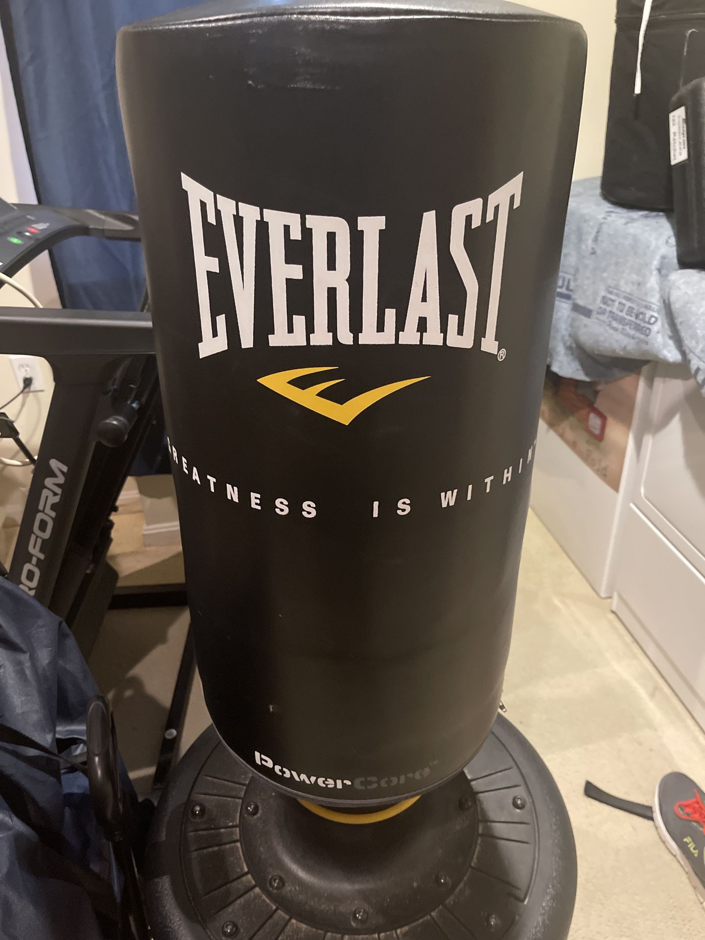 Everlast PowerCore Punching Bag With Stand