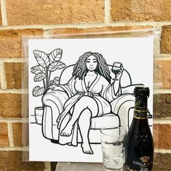 Valentine sip And Paint Canvas