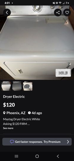 Electric  dryer Maytag