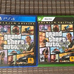 GTA 5 PREMIUM EDITION FOR PS4 AND XBOX ONE