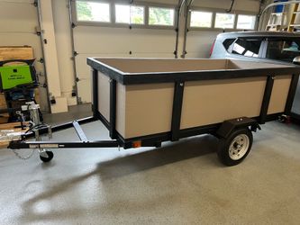 4x8 Tilt bed Utility Trailer - Nice !