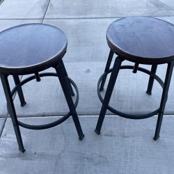 Swivel Barstools – Set Of Two