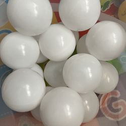 17 Plastic Ball Pit Balls 
