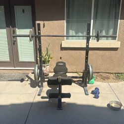Bench And Squat Rack