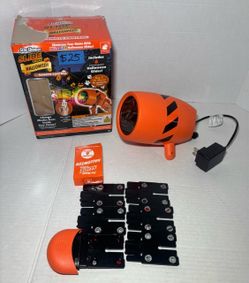 Star Shower Halloween Slide Show LED projector with 6 slides, Halloween decoration