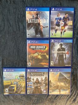 PS4 Games good conditions