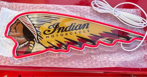 Indian Motorcycle neon sign