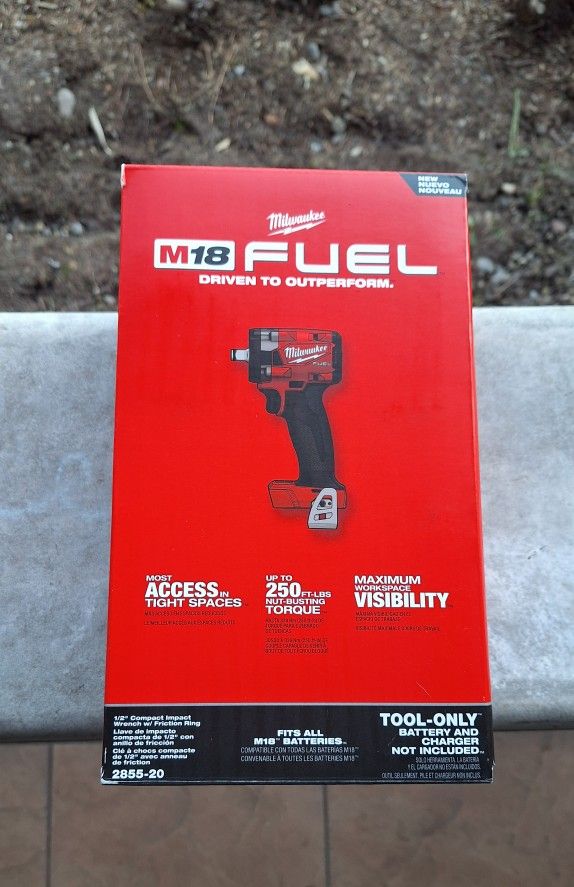 Milwaukee
M18 FUEL GEN-3 1/2 in. Compact Impact Wrench