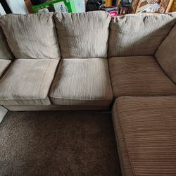 Beige Sectional 4 piece Couch