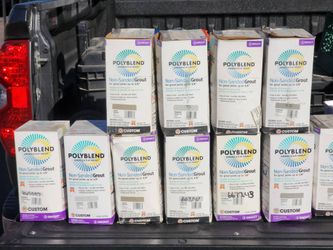 Poly blend Non Sanded Grout Various Colors