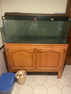 70 gallon fish tank with stand