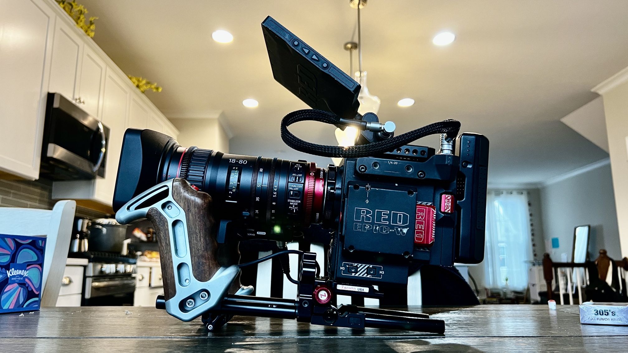 8k RED W Helium S35 Digital Cinema Camera Rig. Ready to Shoot! 