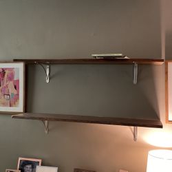 Live Edge Floating Shelves from World Market