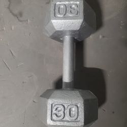 One 30lb Dumbell... 1x30lb Dumbell..just 1 ..