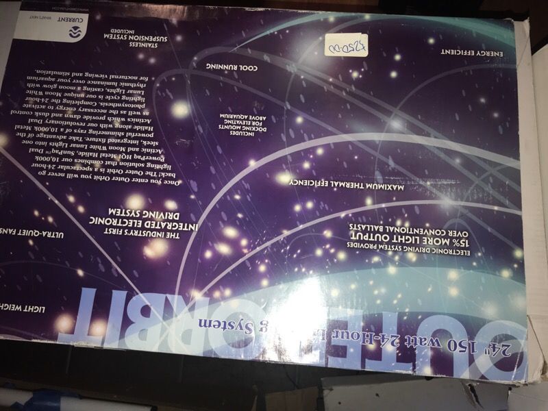 Current USA aquarium outer orbit Hqi metal halide