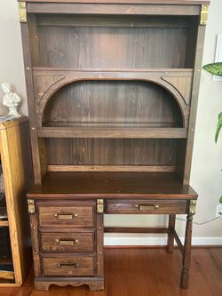 Desk with hutch