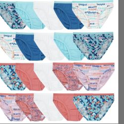 Fruit Of The Loom 20 Pack Size 12 Girls Underwear Panties Briefs