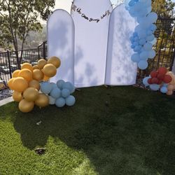 Rattan Chair & Teddy Bear 