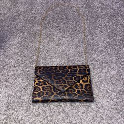 Leopard Cross Body Wallet 