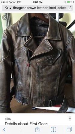 First gear leather l