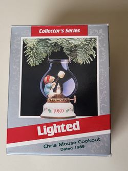 Hallmark Ornament. Chris Mouse