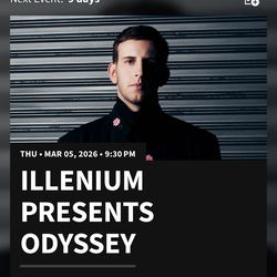 ONE ILLENIUM @ THE SPHERE TICKET