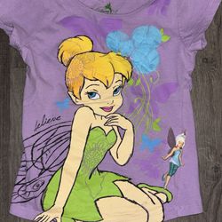 Size 5: Tinker Bell Shirt With Fairy