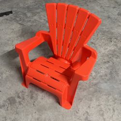 Small Red Plastic Chair