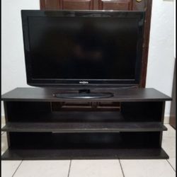 Tv Stand With 32 Inch TV.