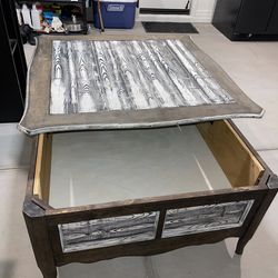 Coffee table with storage