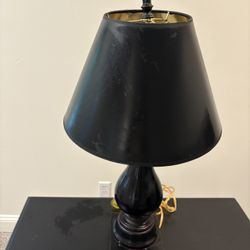Elegant Black & Gold Table Lamp