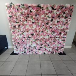 Flower Wall Backdrop