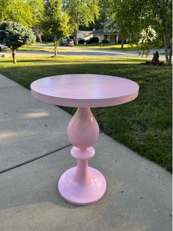 Cotton Candy Pink🍬side table