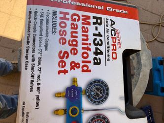 Manifold gauge set for 134 a