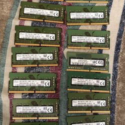 Laptop RAM Lot Sale 8gb DDR4 Dimms Read Description 