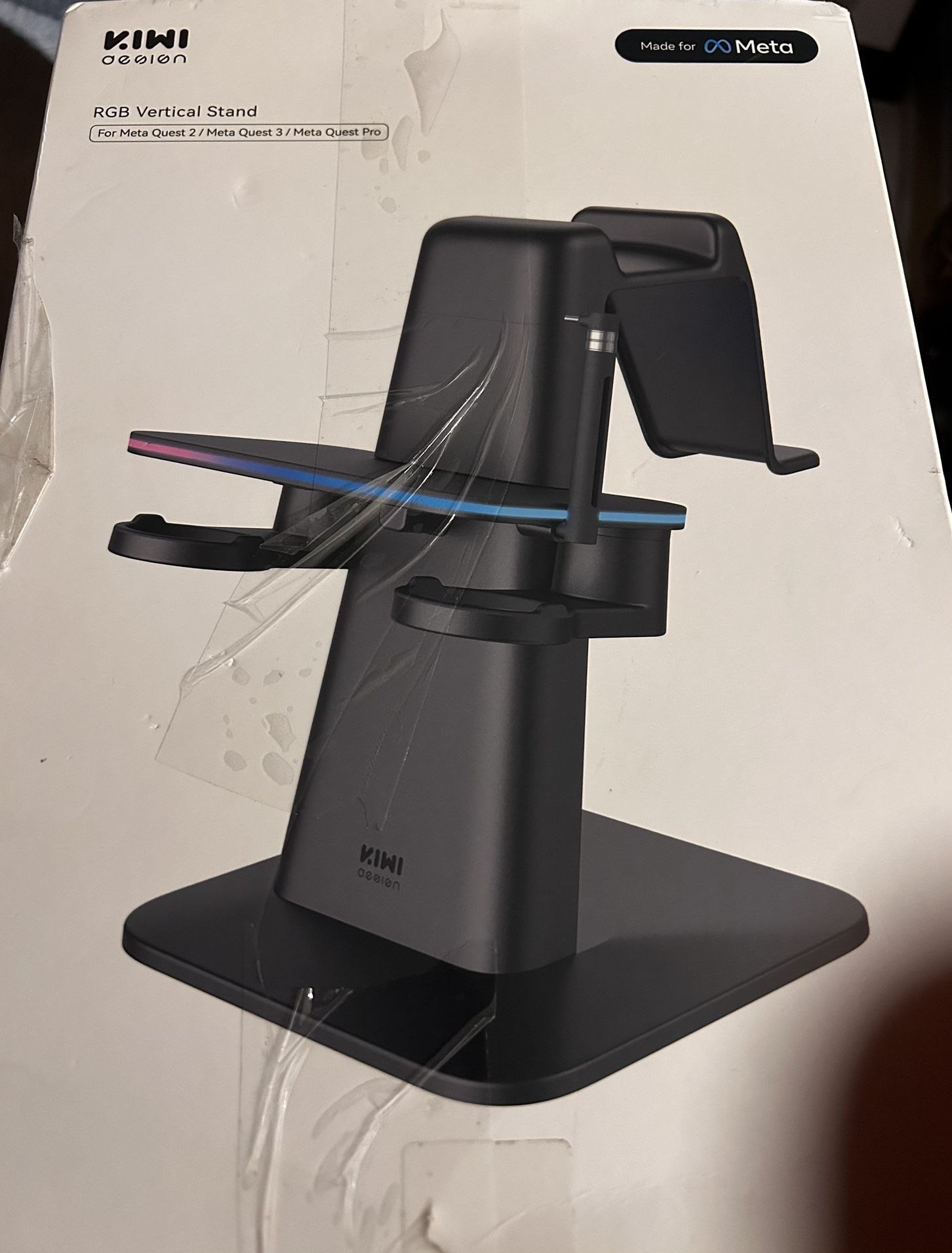 RGB Vertical Stand For Meta Quest2, Meta Quest 3, Meta Quest Pro
