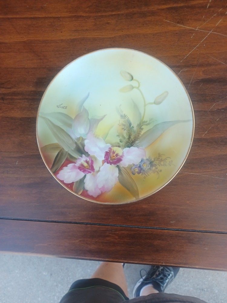 9 Inch Painted Dish