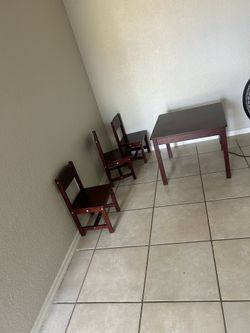 Children’s Chair and Table set