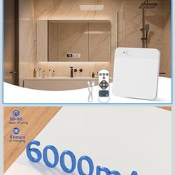 KINDEEP Motion Sensor Ceiling Light: Wireless Closet Light Battery Operated, Cordless Overhead Shower Light for Bathroom, Garage, Hallway, 3 Color Tem