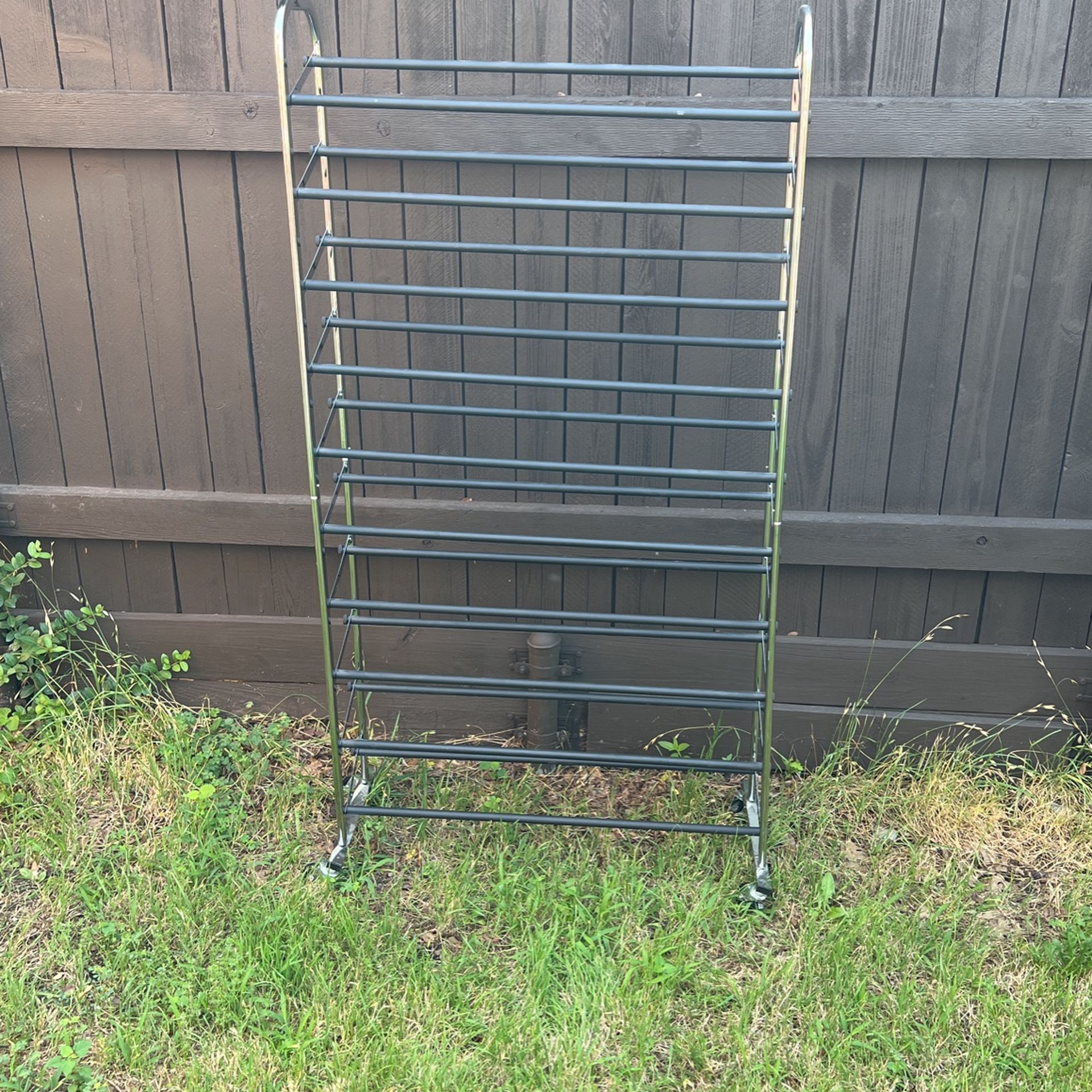 Rolling Shoe Rack