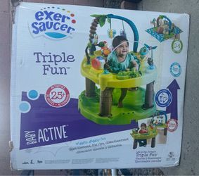 Baby Einstein ExerSaucer Triple Fun Activity Center w/ Original Box